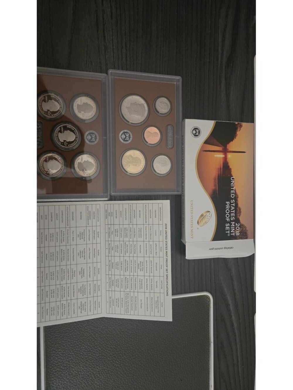2018 United States Mint Proof Set with Original Packaging and COA